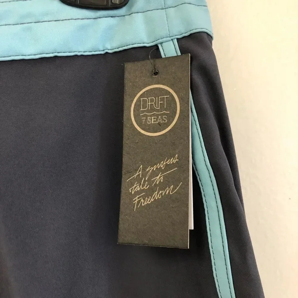 Drift the 7 seas Swim Trunks Size 30 NWT